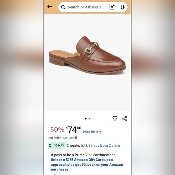 Johnston & Murphy Ali Bit Mule Cognac  Size 10 M - Picture 8 of 8